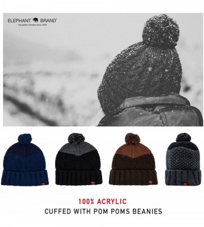 Skullies & Beanies Beanie - Cold Weather Beanie- Fashion Beanie One Size Stretchy Fit Acrylic- Cozy Beanies - CU183N6AN76 $7.60