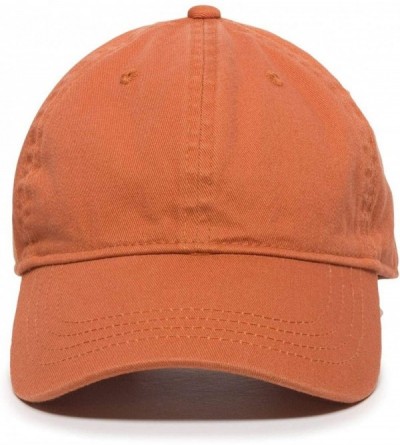 Baseball Caps Balance Dad Baseball Cap Embroidered Cotton Adjustable Dad Hat - Orange - CK18Z9WD2O9 $11.71