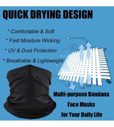 Balaclavas Cooling Neck Gaiter Face Mask for Men Women Outdoor - Camouflage Bandana Dust Wind Balaclava Headwear - C8197SH0XS...