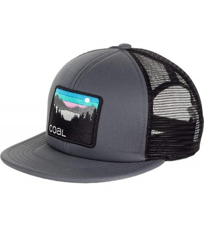 Baseball Caps Men's The Hauler Mesh Back Trucker Hat Adjustable Snapback Cap - Charcoal - C618W4C3IDI $30.84