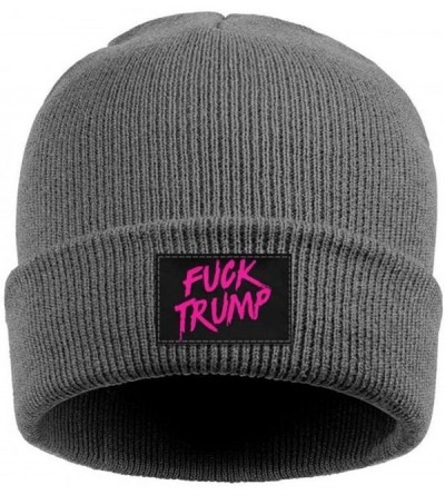 Skullies & Beanies Unisex Knit Hat Trump 45 Squared 2020 Second Presidential Term Warm FashionKnit Caps - Gray-6 - CV192E5NCX...