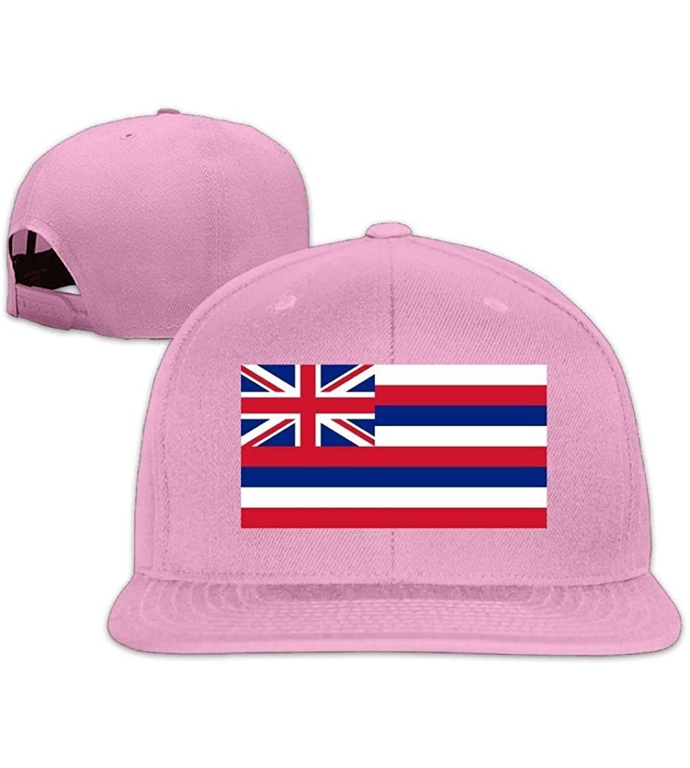 Baseball Caps Flag of Hawaii Adjustable Trucker Caps Unisex Sandwich Hats - C018I7YCORE $21.12