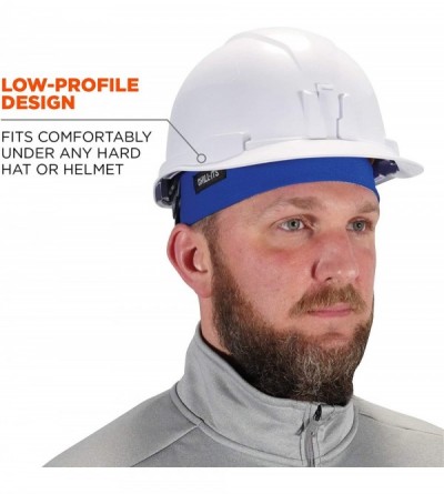 Baseball Caps Chill Its 6630 Skull Cap- Lined with Terry Cloth Sweatband- Sweat Wicking- Blue - Blue - C611520UWDZ $8.78