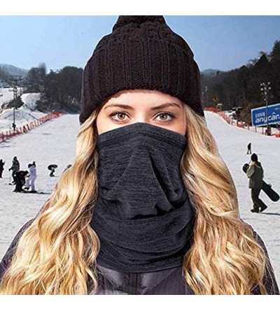 Balaclavas Winter Thermal Neck Warmer/Neck Gaiter Face Scarf/Face Cover Winter Ski Mask - Cold Weather Balaclava - C7194QSDG7...