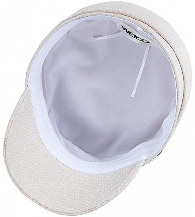 Newsboy Caps Women Newsboy Hat Summer Fashion Visor Beret Cap for Ladies - Ab123-beige - CE197RX08ZZ $13.13