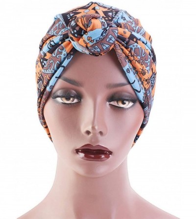 Sun Hats Women Turban Hat Hair Wrap African Jersey Magic Headband Turbans Headwrap Bohemian Boho Chemo Cap - CH18Y479KT3 $12.24