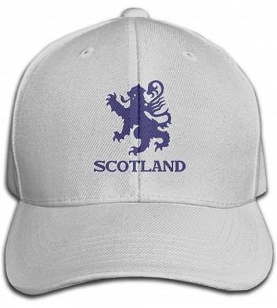 Baseball Caps Hengteng Design Hat Scotland Scottish Royal Lion Coat of Arms King of Scots Adult Funny Baseball Hat - Gray - C...
