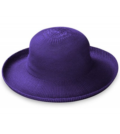 Sun Hats Women's Victoria Sun Hat - Ultra Lightweight- Packable- Broad Brim- Modern Style- Designed in Australia - CT118ENQUD...