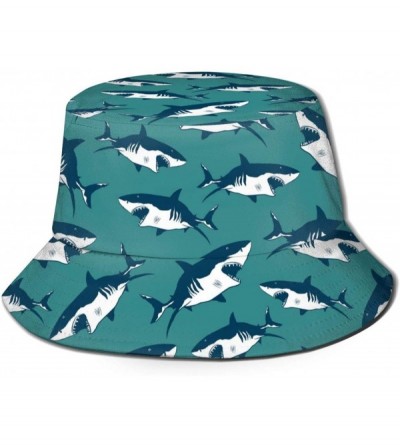 Bucket Hats Sunflower Print Bucket Hat Animal Pattern Fisherman Hats Summer Outdoor Packable Cap Travel Beach Sun Hat - CJ194...