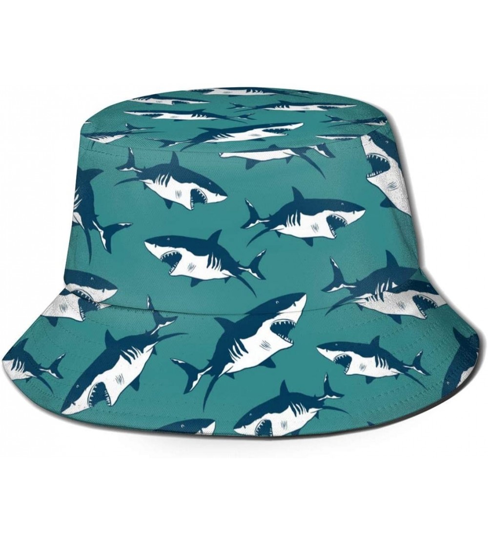 Bucket Hats Sunflower Print Bucket Hat Animal Pattern Fisherman Hats Summer Outdoor Packable Cap Travel Beach Sun Hat - CJ194...