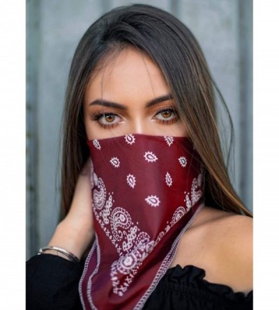 Headbands Seamless Face Cover Neck Gaiter for Outdoor Bandanas for Anti Dust Print Cool Women Men Windproof Scarf - CW198UDS8...