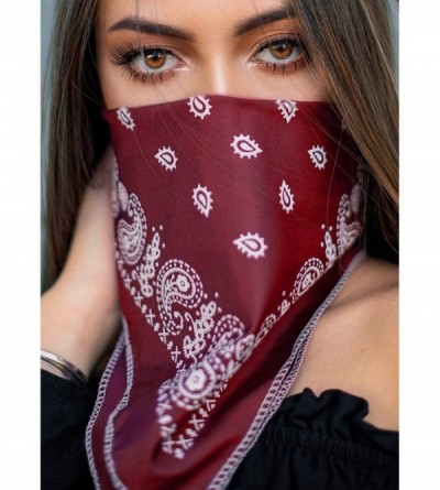 Headbands Seamless Face Cover Neck Gaiter for Outdoor Bandanas for Anti Dust Print Cool Women Men Windproof Scarf - CW198UDS8...