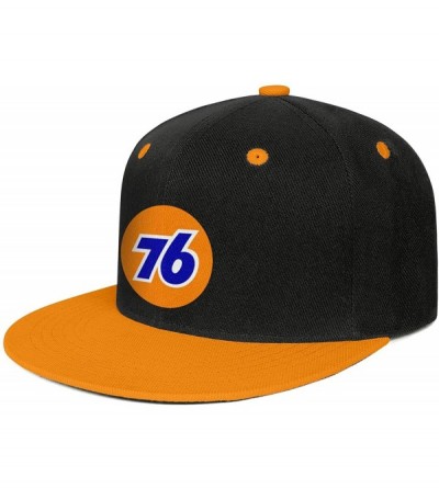 Baseball Caps Men/Women Print One Size Oil Logo Gas Station Plain Hat Flat Brim Baseball Cap - Yellow-18 - CD18W9IZI8Y $17.81