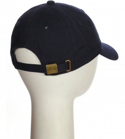 Baseball Caps Customized Letter Intial Baseball Hat A to Z Team Colors- Navy Cap Black White - Letter X - CR18ET3R9MS $13.74