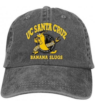 Baseball Caps Adult Unisex Cowboy Cap-Creative UC San-ta Cruz Slugs Fashion Printed Basetball Hat Creative Design - Charcoal ...