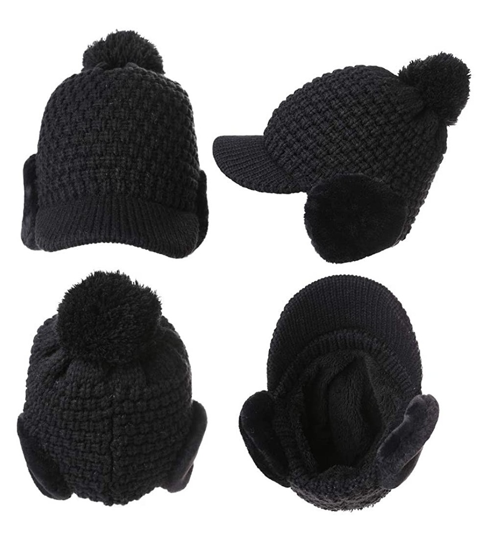 Womens Knit Newsboy Cap Warm Lined Winter Hat 100% Soft Acrylic with ...