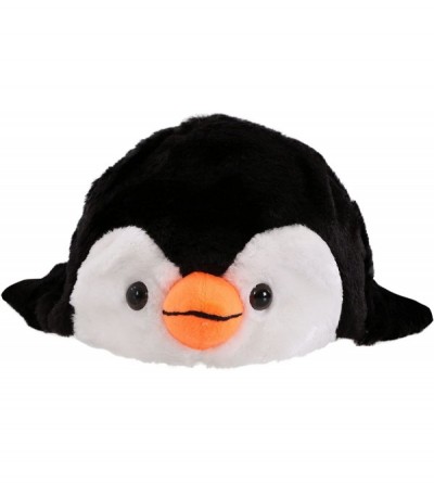 Skullies & Beanies 3-in-1 Multi-Functional Animal Hat- Scarf- Mitten Combo - Black/White Penguin - CG11H5U6JTV $18.81