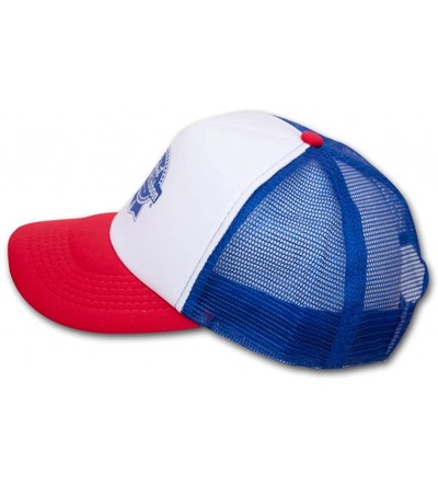 Baseball Caps Pabst Blue Ribbon PBR Trucker Hat Red- And Blue - CK1204APHWR $27.39