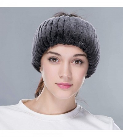 Cold Weather Headbands Fur Headband-Winter Headband Earwarmers-Stretchable Fox Fur Headband Winter Earmuffs for Women - C618Z...