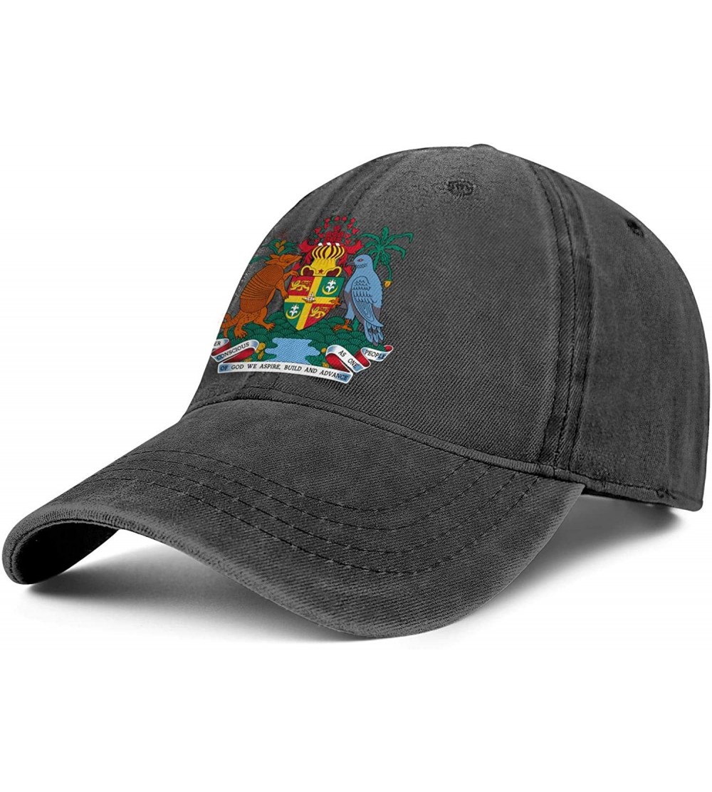 Baseball Caps Unisex Baseball Cap Cowboy Hat Flag Map of Jamaica Dad Hats Trucker Hat - Grenada National Emblem-2 - CN18W0I28...
