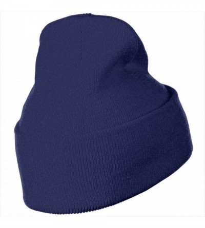 Skullies & Beanies Dysfunctional Veteran Unisex Adult Knit Hat Cap Beanie Hat Skull Cap Knitted Beanie Warm Winter Hats - Nav...