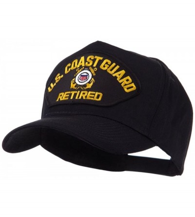 Baseball Caps Retired Military Large Embroidered Patch Cap - Cg Retired - CQ11FITOUF1 $44.41
