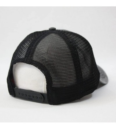 Baseball Caps Vintage Washed Cotton Soft Mesh Adjustable Baseball Cap - Charcoal/Charcoal/Black - C312H3N26AT $13.52