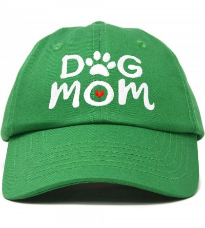 Baseball Caps Dog Mom Baseball Cap Women's Hats Dad Hat - Kelly Green - CR18K0XNHY3 $13.14
