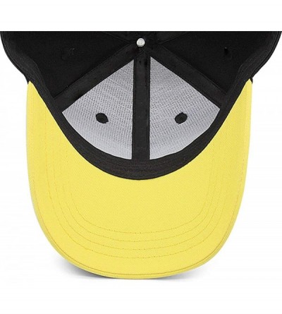 Baseball Caps Budweiser-Logos- Woman Man Baseball Caps Cotton Trucker Hats Visor Hats - Yellow-12 - C418WDK8T2R $19.28