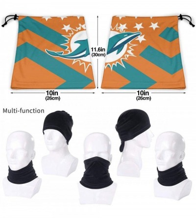 Balaclavas Washington Redskins Multi Functional Face Clothing Neck Gaiter Scarves Balaclava - Miami Dolphins - CM19898RS8D $4...