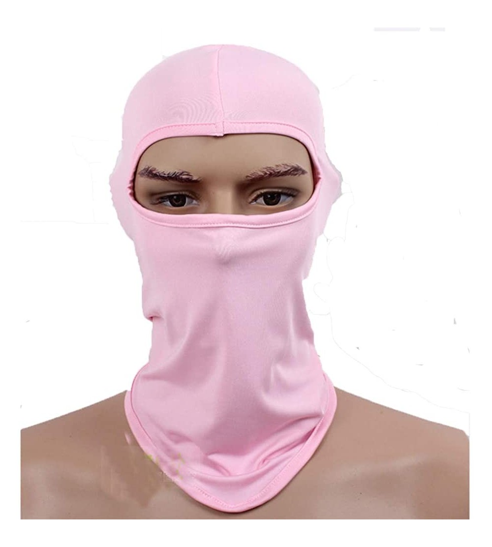 Balaclavas Outdoor Sport Mask Cycling Bike Bicycle Riding Cycling Full Face Mask Scarf Balaclava Headband Protection - Pink -...
