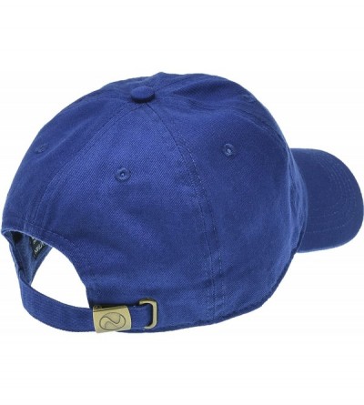 Baseball Caps Solid Cotton Cap Washed Hat Polo Camo Baseball Ball Cap [17 Royal Blue](One Size) - CT18390Y0ZO $10.76