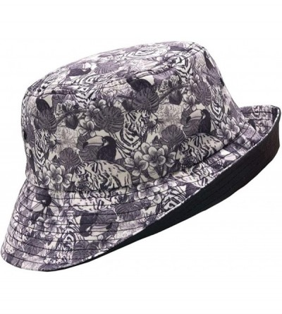 Bucket Hats Unisex Bucket Hat Cotton Summer Boonie Cap Fisherman Printed Packable Outdoor Sun Hats-Many Patterns - CJ18SXZ5MR...