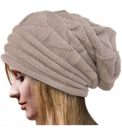 Skullies & Beanies Headwear Cable Knit Beanie Beanie Hats for Women & Men Winter Soft Warm Ski Cap - Gray - CK18A8U8YH0 $21.18