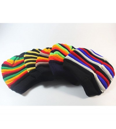 Skullies & Beanies Unisex 2019 Fashion Rainbow Crochet Beanie Baggy Knitted Hat Skull Caps - 6 - C41863N89A3 $11.61