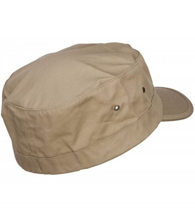 Baseball Caps Big Size Fitted Trendy Army Style Cap - Khaki - CA187WTEXY3 $25.06