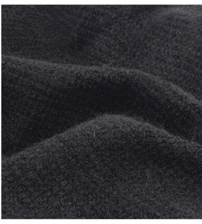 Skullies & Beanies Men Slouch Beanie Knit Long Oversized Skull Cap for Winter Summer N010 - B305-black - CR18HRN9YGQ $8.06