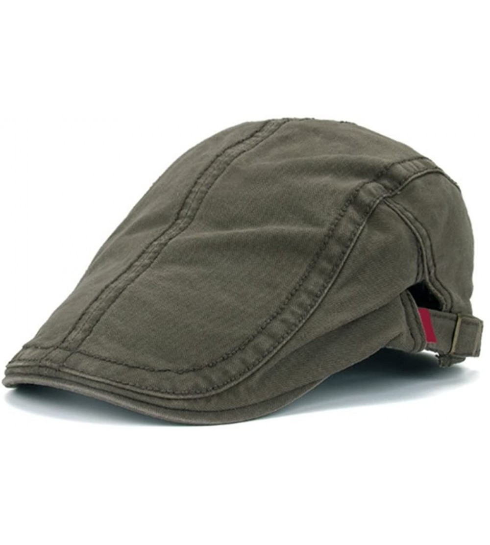 Berets Summer Men Women Casual Beret Hat Flat Cap Hat Adjustable Breathable Mesh Caps - 15 - CT12FNAGQH3 $27.52