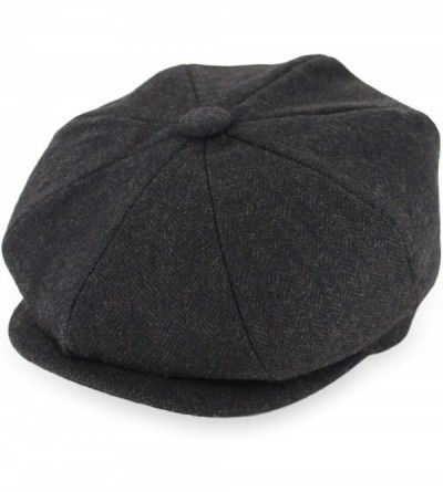 Newsboy Caps Belfry Newsboy Gatsby Men's Women's Soft Tweed Wool Cap - Brown Tweed - CU18IZ9MK2H $67.49