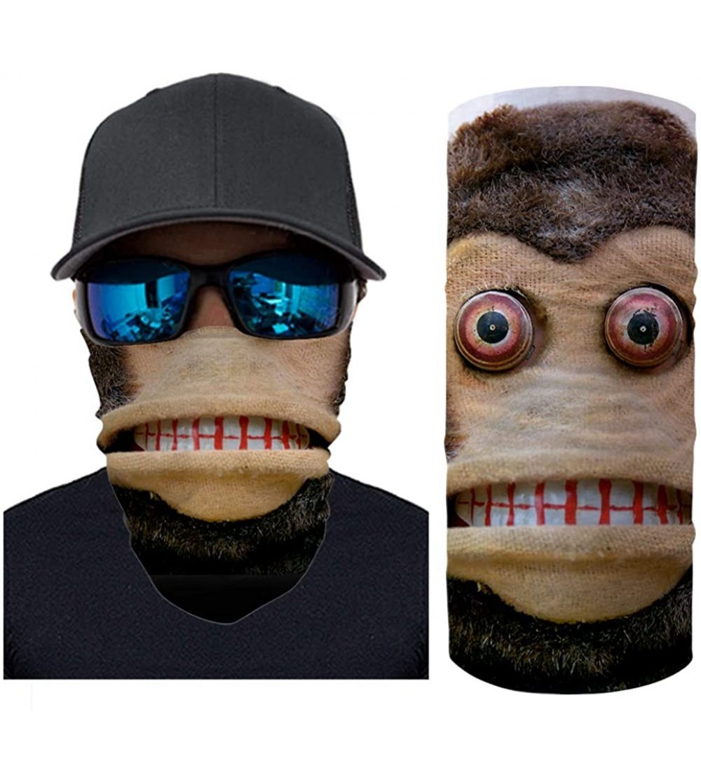 Balaclavas Cool 3D Animal Print Bandana Neck Gaiter Scarf Dust Wind Balaclava Headband for Men Women - Monkey - C5197Z9QNUX $...