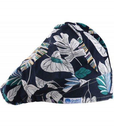 Skullies & Beanies Hat Bouffant Cap Working Hat One Size Multi Color - Blue-green-white-orange - C611VHYNOZX $14.07