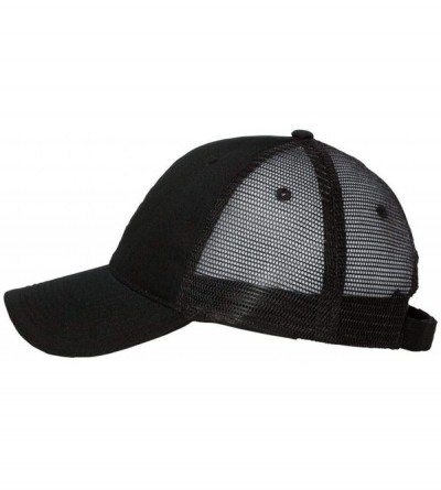 Baseball Caps Sandwich Trucker Cap - Black/Black - C811J95L9GX $7.18