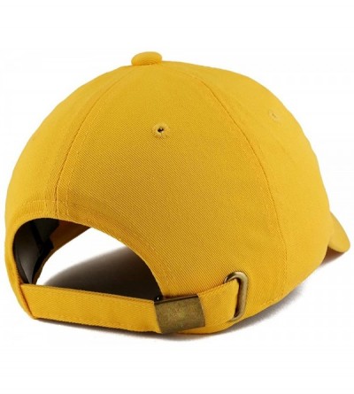 Baseball Caps Slay Embroidered Low Profile Soft Cotton Dad Hat Cap - Gold - CT18D4UNQCQ $17.70