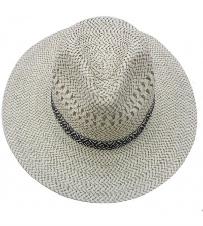 Sun Hats Spring Summer Men's Woman Lifeguard Foldable Sun Hat Woven Farmer Cool Lightweight Straw Hat - White - C118G7Y6MCD $...