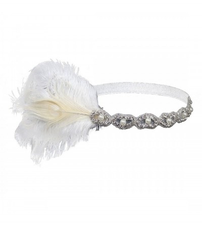 Headbands Women's Peacock 1920s Flapper Headband Art Deco Roaring 20s Gatsby Inspired Headpieces for Wedding Party - CY188E3G...