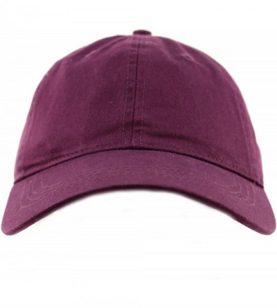 Baseball Caps Everyday Unisex Cotton Dad Hat Plain Blank Baseball Adjustable Ball Cap - Purple - C512OB9JL30 $8.28