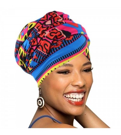 Headbands Easy Wearing African Head Wrap-Long Scarf Turban Shawl Hair Bohemian Headwrap - 001-Colour07 - CE18RHATM7O $12.62