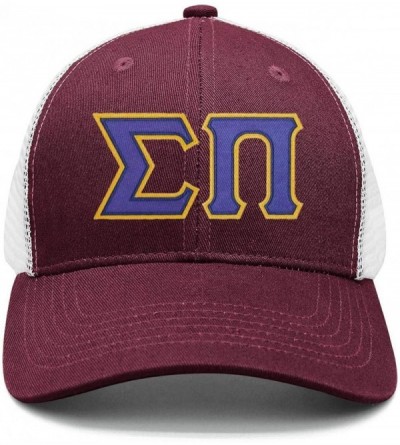 Baseball Caps Unisex Circumference Day Sigma Pi Twill Letter Cap Summer Outdoor Snapback hat - Circumference Day Sigma-1 - CU...
