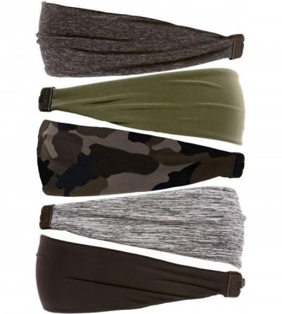 Headbands Adjustable Cute Fashion Sports Headbands Xflex Wide Hairband for Women Girls & Teens - CC18ILRXEZ4 $21.19