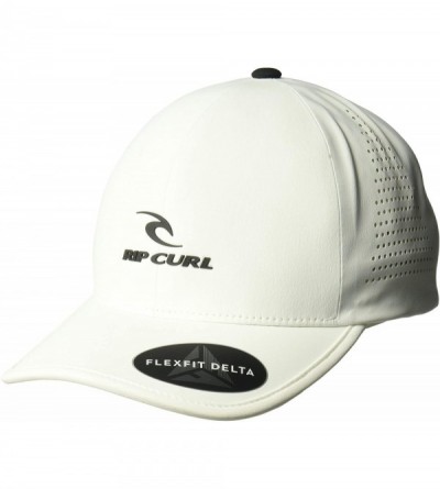Baseball Caps Men's Covert Delta Flexfit - White/White - CO1890GEQCN $37.98